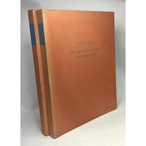 Die Metopen Des Parthenon - Katalog Und Untersuchung / Texband + Tafeln / Deutsches Archäologisches Institut