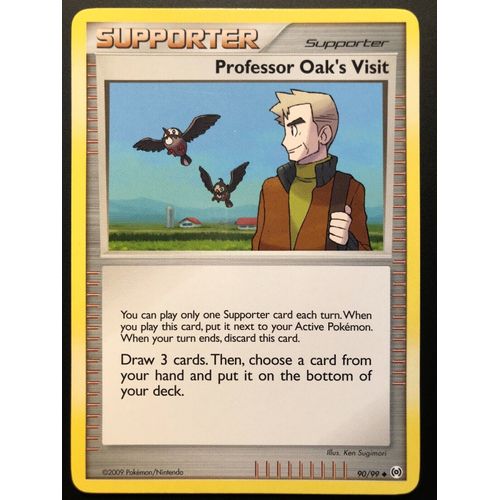 Pokemon Professeur Oak 90 / 99 Platine