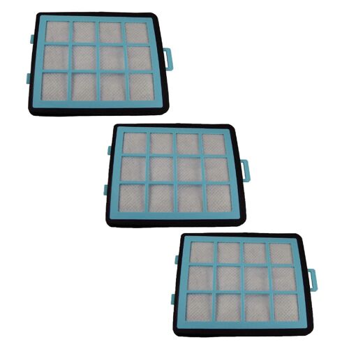 Filtre d'admission vhbw 3x compatible avec aspirateur Philips PowerPro FC8769/19, FC8769/01, FC8769/91, FC8767, FC8767/02, FC8767/01, FC8769, FC8768/01