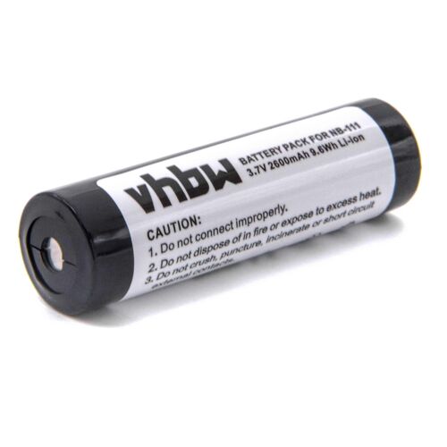 Batterie De Remplacement Vhbw Pour Ad-Ms10bt, Nb-111, Bp-1600r, Nb111 Pour Mini Disque Portable Dv (2600mah, 3.7v, Li-Ion)