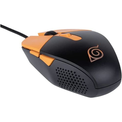 Souris Gaming Filaire Konix Naruto Shippuden Noir et Orange