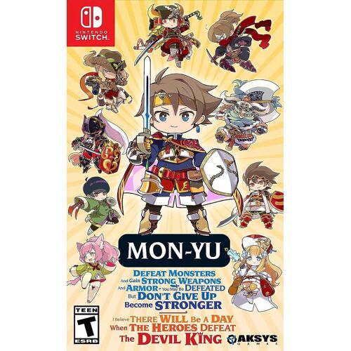 Mon-Yu: Defeat Monsters And Gain Strong Weapons And Armor. You May Be Defeated, But Don't Give Up. Become Stronger. I Believe There Will Be A Day When The Heroes Defeat The Devil King - Switch (Us)