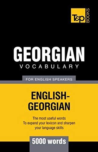 Taranov, A: Georgian Vocabulary For English Speakers - 5000