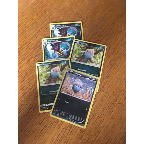 (2082) 3x Sepiatop + 2x Sepiatroce (Pokemon)