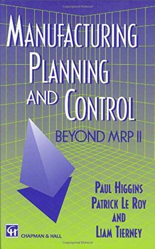 Manufacturing Planning And Control