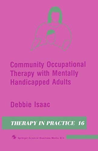 Community Occupational Therapy With Mentally Handicapped Adults