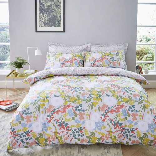 Sjzg-Bloomsbury Housse De Couette + Taie D'oreiller Pour Lit De 90 Cm - 160 X 220 + 50 X 110 Cm