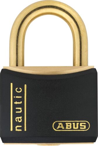 T84MB/40 Cadenas marine en Laiton massif 40 mm Noir