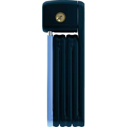 Antivol Pliable Bordo Lite Mini 6055/60 - Antivol Vélo Extra-Léger En Acier Spécial - Niveau De Sécurité 7 - 60 Cm - Bleu Foncé-Bleu Clair