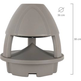 Enceinte Outdoor Active 2 Voies pour Jardin - Portée Bluetooth® 10 mètres -