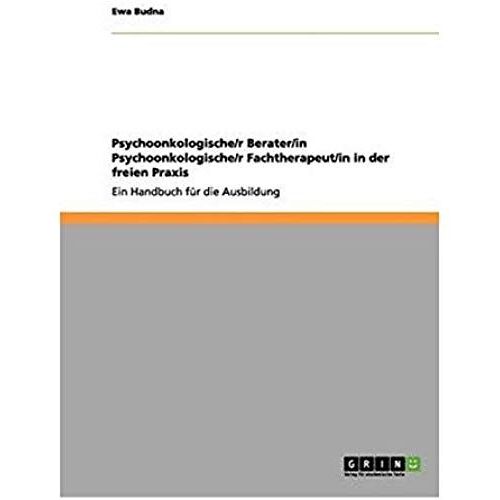 Psychoonkologischer Berater Und Psychoonkologischer Fachtherapeut In Der Freien Praxis