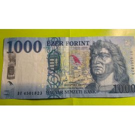 Billet Hongrie 1000 Forint 2017