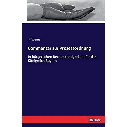 Commentar Zur Prozessordnung