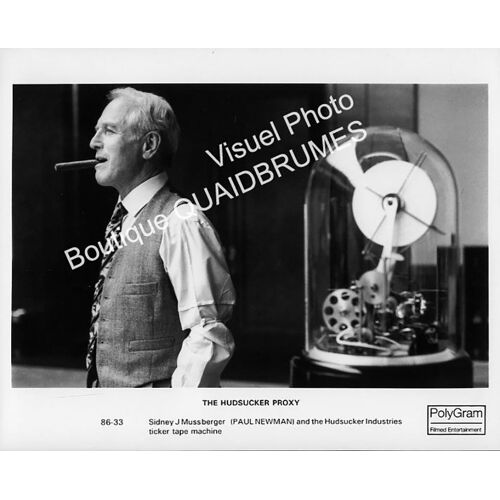 Paul Newman - The Hudsucker Proxy (Le Grand Saut) : Photo Argentique D'exploitation Cinématographique - Format 20x25 Cm - De Ethan Et Joel Coen Avec Tim Robins, Jennifer Jason Leigh - 1994
