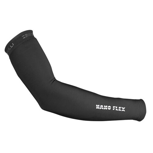 Castelli - Nano Flex 3g Armwarmer - Manchettes Taille L, Noir/Gris