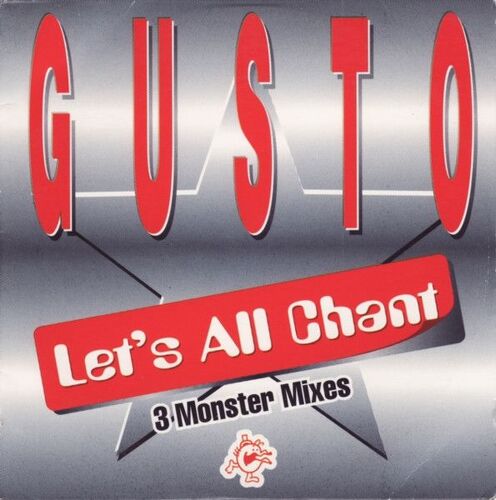Cd Single Gusto " Let'S All Chant " 3 Versions 1996 ,Electronic House ,Do It Music