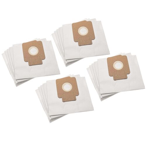 Sac à poussière vhbw 20x compatible avec aspirateur Hoover TFS5207011, TFS5206PRO, TFS 5206 PRO, TFS 5206P011, TFS5207017 - 16,5 cm x 18 cm beige