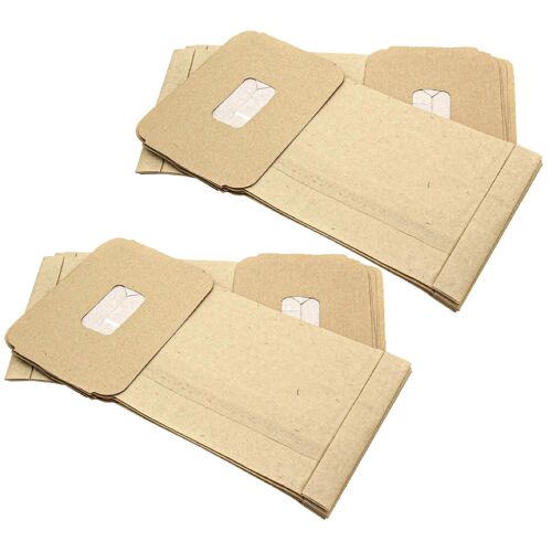 vhbw 20x Sac à poussière compatible avec Philips HR 6293 Amsterdam, 6295 Amsterdam, 6294 Amsterdam, 6294, 6296, 6295 Aspirateur - 32cm x 17.5cm Sable