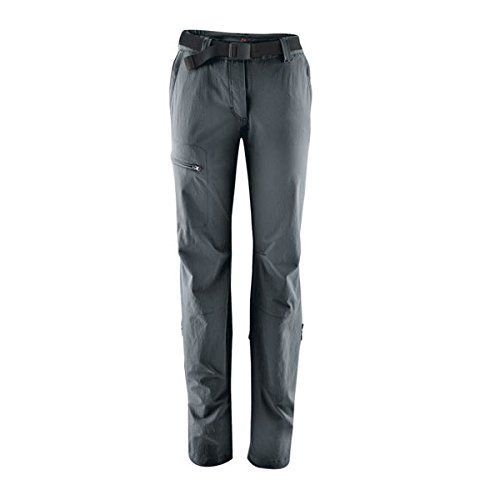 Maier Sports - Women's Lulaka - Pantalon De Trekking Taille 48 - Regular, Gris/Noir