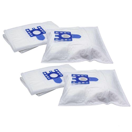 vhbw 20x Sac à poussière compatible avec l'aspirateur Miele Electronic 2200, Electronic 4100, Electronic 5500 - Type G/H/N 30cm x 22cm Bleu Blanc