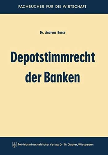 Depotstimmrecht Der Banken