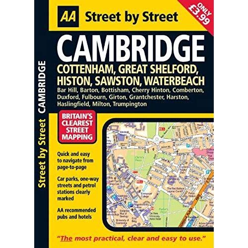 Aa Street By Street Cambridge: Cottenham, Great Shelford, Histon, Sawston, Waterbeach