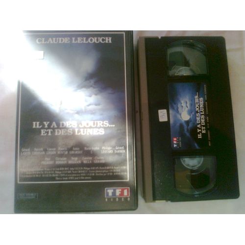 Cassette Vidéo Vhs - Il Y A Des Jours Et Des Lunes - Gérard Lanvin