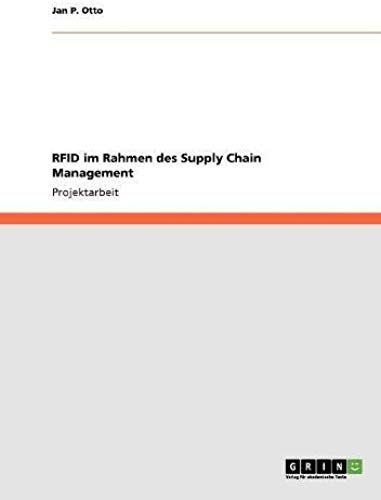 Rfid Im Rahmen Des Supply Chain Management