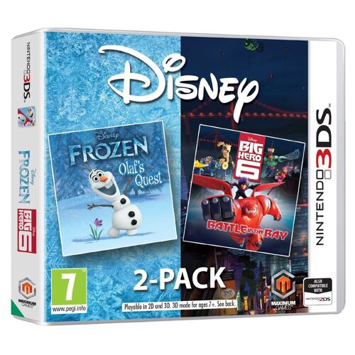 Disney Frozen Big Hero 6 Double Pack 3ds