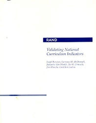 Validating National Curriculum Indicators