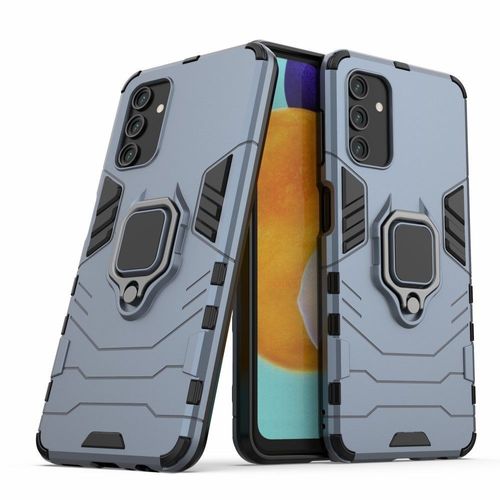 Coque Pour Samsung Galaxy A13 4g / 5g / A04s - Housse Etui Rigide Anti Choc + Verre Trempe - Bleu Fonce