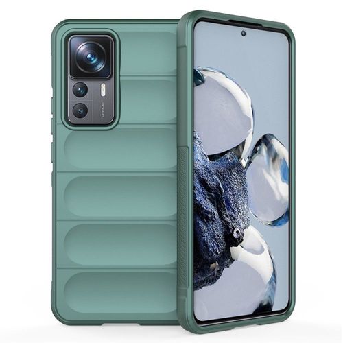 Coque Pour Xiaomi 12t / 12t Pro 5g - Housse Etui Silicone Gel Fine + Verre Trempe - Vert
