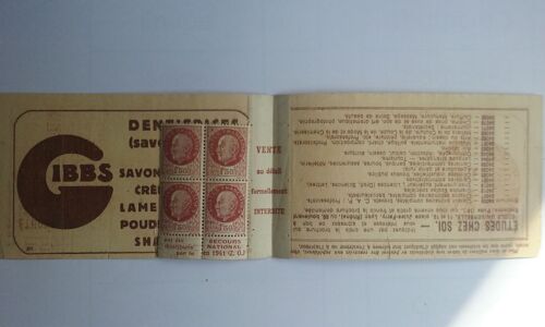 Carnet Timbres Pétain Type Besnier 1,50 F