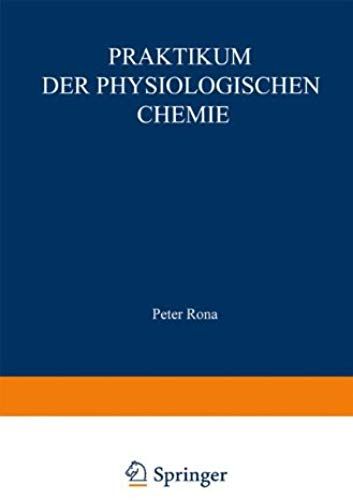 Praktikum Der Physiologischen Chemie