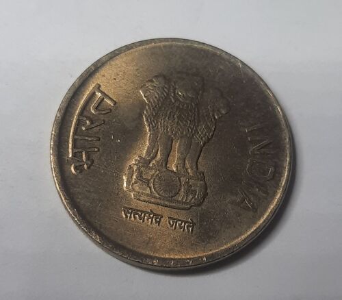 5 Roupie Inde Pièce Circulante Pilier D'ashoka Capitole Du Lion In_20 2013