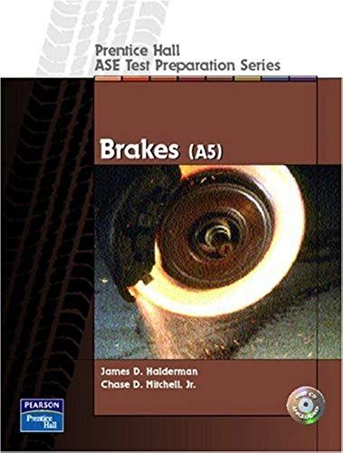 Prentice Hall - Ase Test Preparation Series: Brakes (A5)