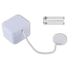 Qui A Peur Du Grand Méchant Loup? - Boîte À Musique / Mécanisme Musical / Mouvement À Ficelle Lavable Pour Doudou Ou Peluche.