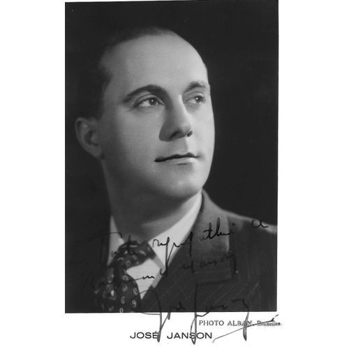 Dédicace Autographe Du Chanteur José Janson (Casablanca, Opéra