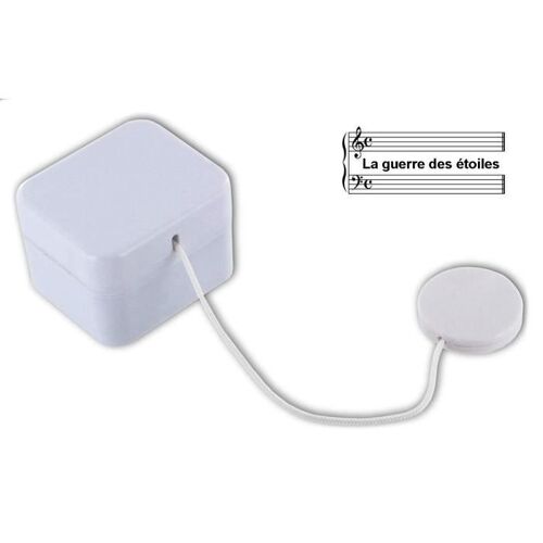 Star Wars - Thème Principal - Boîte À Musique / Mécanisme Musical / Mouvement À Ficelle Lavable Pour Doudou Ou Peluche.