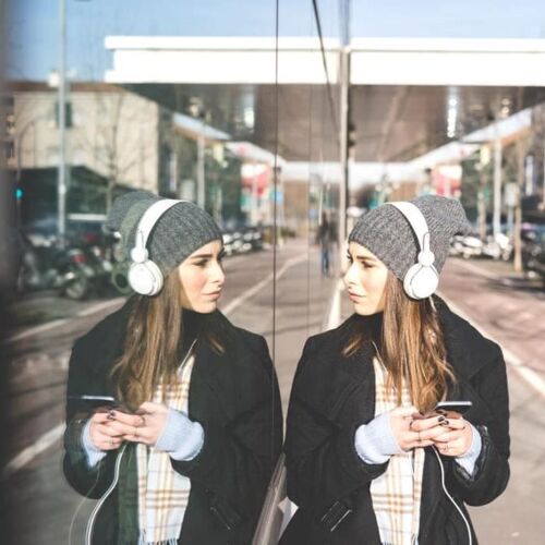 EASY PROTEC Film adhésif pour vitrage Miroir sans Tain 100x90 cm