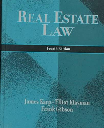 Real Estate Law (Real Estate Law, 4th Ed)