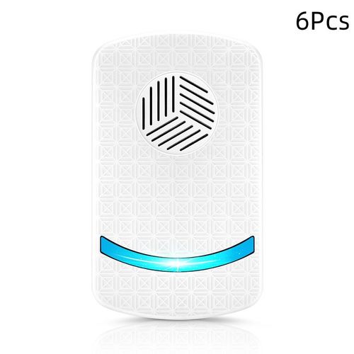 6Pcs Repulsif Ultrason Souris Anti-Rongeurs Insectes - AQSACOKIYA - Répulsif Électronique - Fourmis, Araignées, Moustiques, Cafards