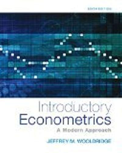 Bundle: Introductory Econometrics: A Modern Approach, 6th + Mindtap Economics, 1 Term (6 Months) Printed Access Card