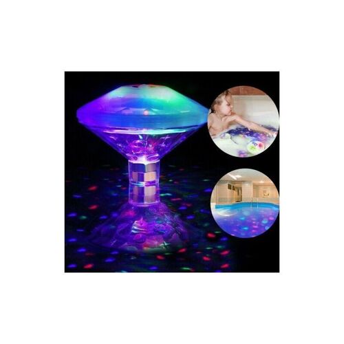 Lumiere De Piscine De Led,Lumiere De Bain Disco,Lumiere Led Submersible Avec 8 Modes D'eclairage,Ip67 Lumiere Piscine Flottante,Pour Piscine,Fontaine,Spa Goodnice