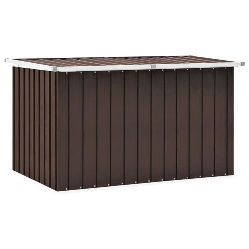 Vidaxl Boîte De Rangement De Jardin Marron 149x99x93 Cm
