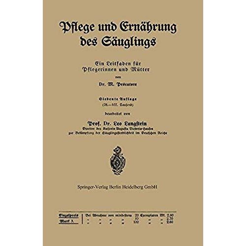 Pflege Und Ernährung Des Säuglings
