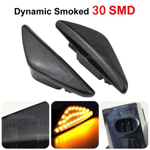 Enquêter De Signalisation Latéral Led Pour Bmw X5 E70 X6 E71 E72 Bery F25, Lumière Claire/Struction Ée Ociamique, 2 Pièces