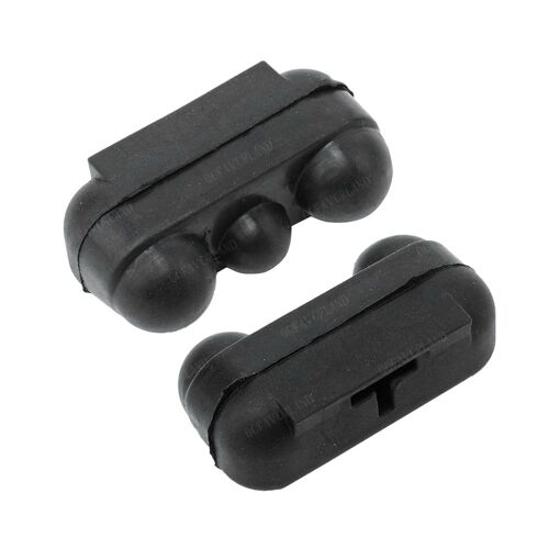 Support De Radiateur Inférieur En Caoutchouc, 2 Pièces, Noir 17101439113 Pour Bmw E53 E65 E66 X5 745li 745i 2002 ¿ 2005 750li 750i 2006 ¿ 2008