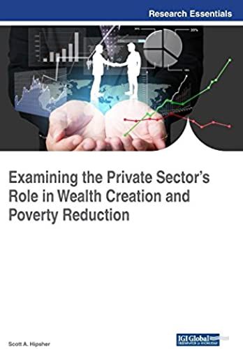 Examining The Private Sector's Role In Wealth Creation And Poverty Reduction