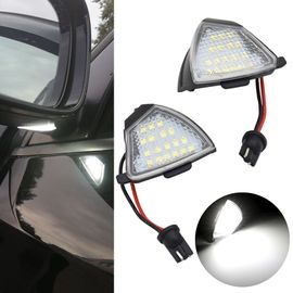 Rétroviseur Latéral Led Pour Vw Golf 5 Gti V Mk5 Jetta Passat B5.5, Dieux Sharan, Superbe Eos, Lampadaire De Sol, Flaque D'eau, Lumière De Bienvenue